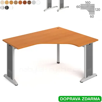 Psací stůl FEV 60 L Hobis Flex - Stůl 160 x 120