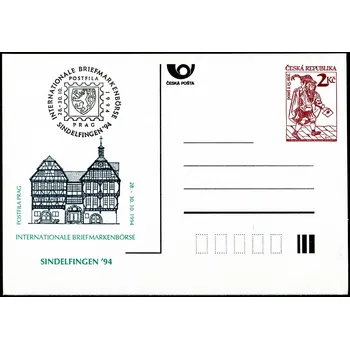 Poštovní známka Česká pošta (1994) CDV 2 ** + přítisk - P 5 - Sindelfingen 94