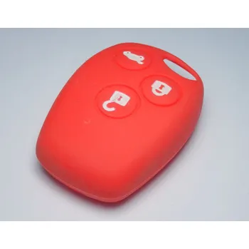 Autoklíč Silikonový obal na klíč Renault / Dacia - barva červená