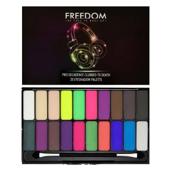 Oční stíny Freedom Decadence 18 g