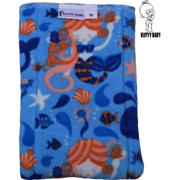 látková plena Bambusová vícevrstvá plenka Katyv Baby, vel. S, více barev Barva: Mořská panna