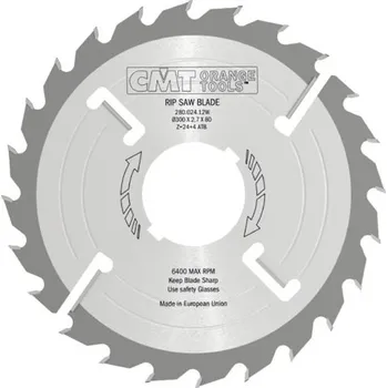 Pilový kotouč CMT rozmítací kotouč s vyklizovacím zubem tenký D180 x 2,5 d40 Z21+3 MEC HM