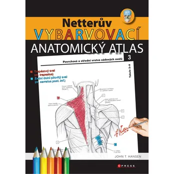 Netterův vybarvovací anatomický atlas -…