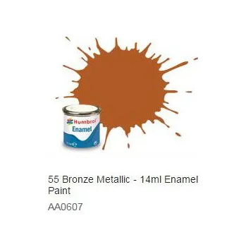Modelářství Humbrol barva email 55 - Bronze Metallic 14ml
