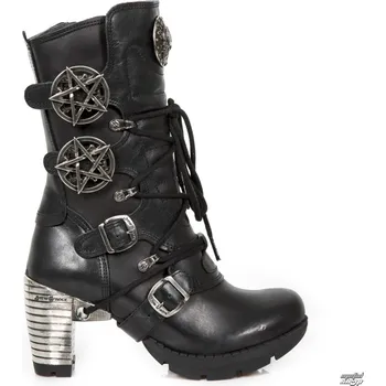Dámské lodičky boty na podpatku dámské - ITALI NEGRO, NOMADA NEGRO - NEW ROCK - M.TR099-C1