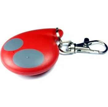 Autoklíč klíč - dálkové ovládání VW ŠKODA SEAT 2 tlačítka - Cobra - červená