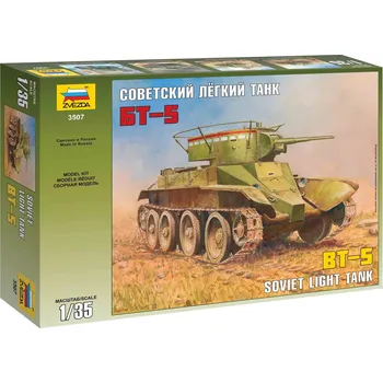 Plastikový model Zvezda Soviet Tank BT-5 1:35