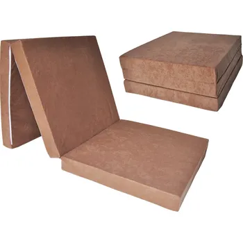 Bytový textil Fimex Skládací matrace pro hosty Fun světle hnědá