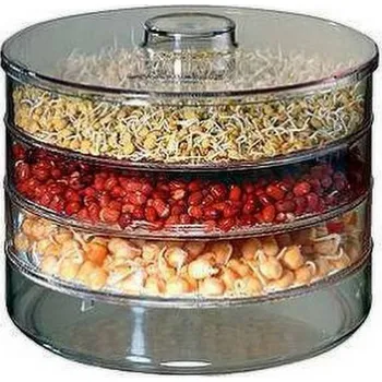 Semeno Biomisky na klíčení semen PROVITA + Biomisky na klíčení semen PROVITA pro klíčení až 3 druhů semen naráz. Voda, kterou do misky nalijete, proteče všemi třemi patry.