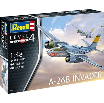 Revell A-26B Invader 1:48 Plastikový model Revell A-26B Invader 1:48