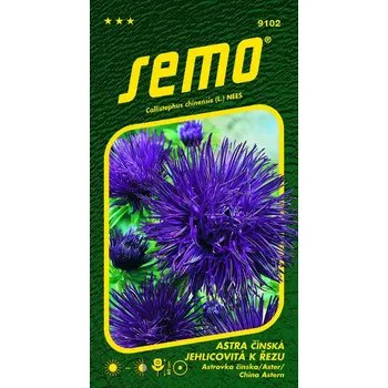 Semeno SEMO Astra čínská jehlicovitá k řezu Electric modrá 0,5 g