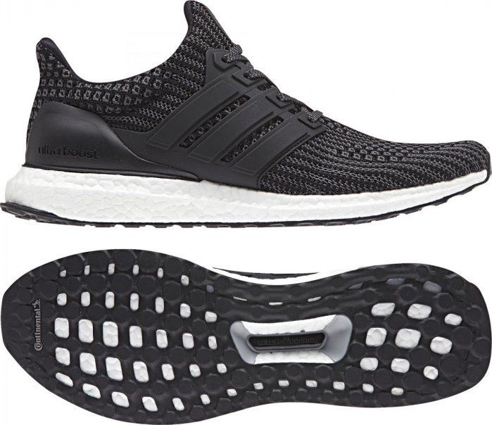 ultra boost adidas black and white