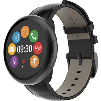 Chytré hodinky MyKronoz ZeRound 2 HR Premium černé/žluté