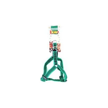 Postroj pro psa Tatrapet Benny postroj Basic nylon 15 mm x 30 - 45 cm reflexní zelený