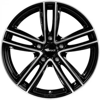 Alu kolo Brock RC27 černá-leštěné čelo 8x19 5x112 ET50