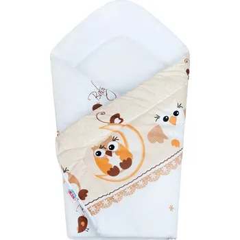 Zavinovačka Dětská zavinovačka hnědá se sovou