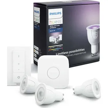 Žárovka Philips Hue White and color Ambiance Starter kit 6.5 W GU10