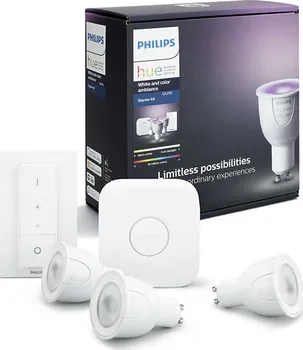 Žárovka Philips Hue White and color Ambiance Starter kit 6.5 W GU10
