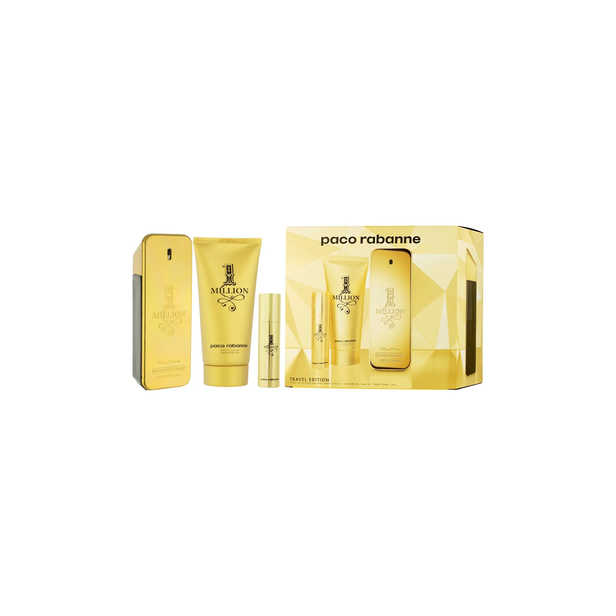 Fotografie 1 - Pánský parfém Paco Rabanne 1 Million M EDT 100 ml + EDT 10 ml + sprchový gel 100 ml