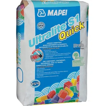 Průmyslové lepidlo Mapei Ultralite Quick C2FT S1 15 kg