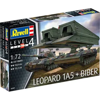 Plastikový model Revell Leopard 1A5 + Biber 1:72