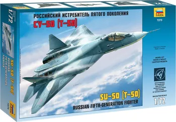 Plastikový model Zvezda Sukhoi T-50 Russian Stealth Fighter 1:72