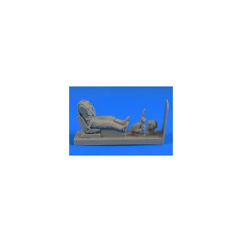 Plastikový model 1/32 German Luftwaffe Pilot with seat for Fw 190