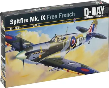 Plastikový model Italeri Spitfire Mk.IX Free French 1:72