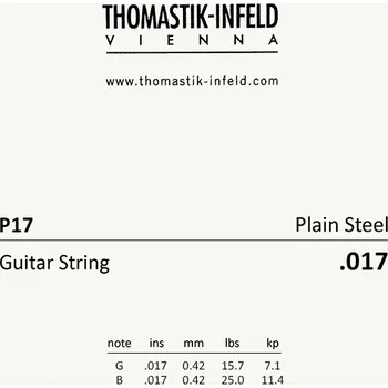 Struna pro kytaru a smyčcový nástroj Thomastik P17 - Struna na kytaru - jednotlivá