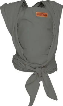 Šátek na nošení dítěte Bykay Woven Wrap Deluxe Steel Grey