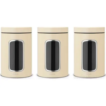 Dóza na potraviny Brabantia dóza s okénkem 1,4 l sada 3 ks