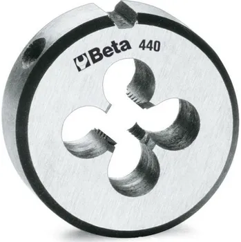 Závitořezný nástroj ZÁVITOVÉ OČKO CHROMOVÁ OCEL-MODEL 440 M9X1,25 DIN 233 UNIO EN 22568 (Kulaté závitnice, hrubé stoupání, metrický závit vyrobený z chromové oceli)