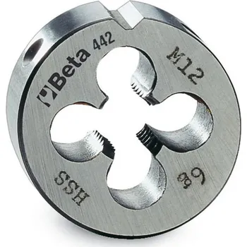 Závitořezný nástroj ZÁVITOVÉ OČKO OCEL HSS-MODEL 442 M20X2,5 DIN 223 UNI EN 22568 (Kulaté závitnice, hrubé stoupání, metrický závit, HSS)