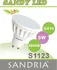 Žárovka Sandria Sandy LED S1123 5W GU10 neutrální bílá