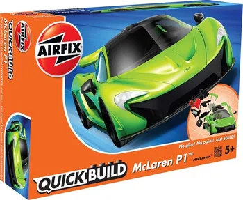 Plastikový model Airfix Quick Build McLaren P1 zelený