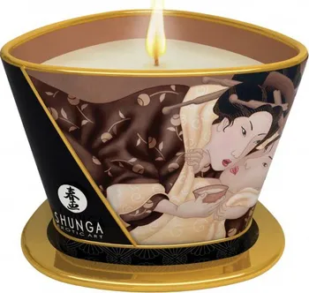 Masážní přípravek Shunga masážní svíčka čokoláda 170 ml 
