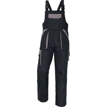 montérky CERVA Max kalhoty s laclem černé/šedé