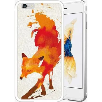 Pouzdro na mobilní telefon iSaprio Fast Fox pro Apple iPhone 6 Plus/6s Plus Silver