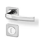 Dveřní kování ACT Kiel Rozetové dozický klíč chrom/nerez