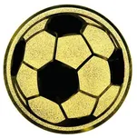 Poháry.com Emblém fotbal míč zlato 25 mm