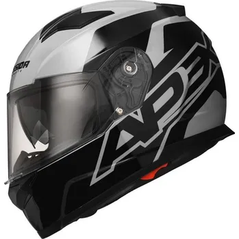 Helma na motorku Cassida Apex Contrast šedá/černá