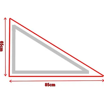 Zrcadlo Koupelnové zrcadlo s LED osvětlením 85x65 cm ATLANTA ATYPICKÉ