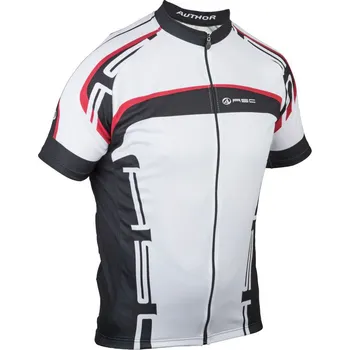 cyklistický dres Author Men Active X7 15A bílý/červený/černý