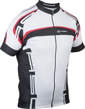 cyklistický dres Author Men Active X7 15A bílý/červený/černý