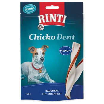 Pamlsek pro psa Rinti Extra Chicko Dent Medium kachna 150 g