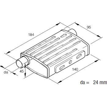 Tlumič výfuku Tlumič výfuku Eberspacher 221000401900 (221000401900)
