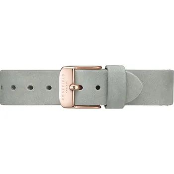 Řemínek na hodinky Recenze Rosefield pásek na hodinky West&nbsp;Village Mint Grey Rosegold 16 mm