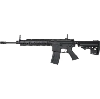 Airsoftová zbraň KAC SR-15, nylon, pažba Emod, Black, Cyma Sport, CM.612