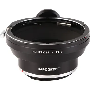 Redukce K&F Concept z objektivu Pentax 67 na Canon EOS (Umožní nasadit objektiv s bajonetem PENTAX67 na fotoaparáty Canon EOS)
