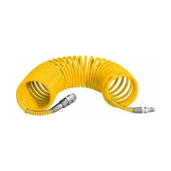 Příslušenství ke kompresoru Spirálová hadice ke kompresoru 8/12mm, 15m kroucená hadice na stlačený
